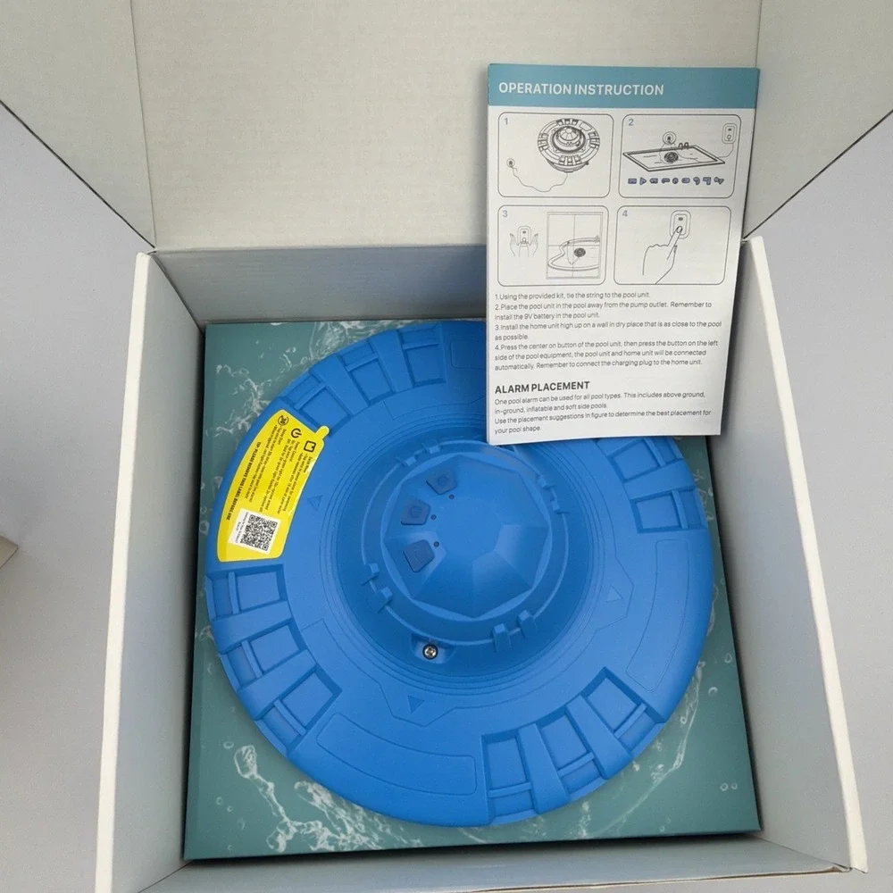 Pool‎ Alarm for Inground & Above Ground Pools Adjustable Sensitivity 110dB Siren